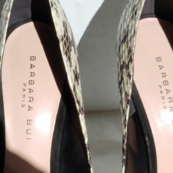 Barbara Bui Paris Snake Skin Python Shoes